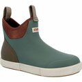 Xtratuf Women's Vintage 6 in Ankle Deck Boot, GREEN, M, Size 10 XWABV301